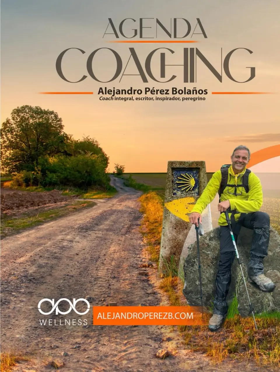 Cover of the Coaching Planner inspired by the Camino de Santiago