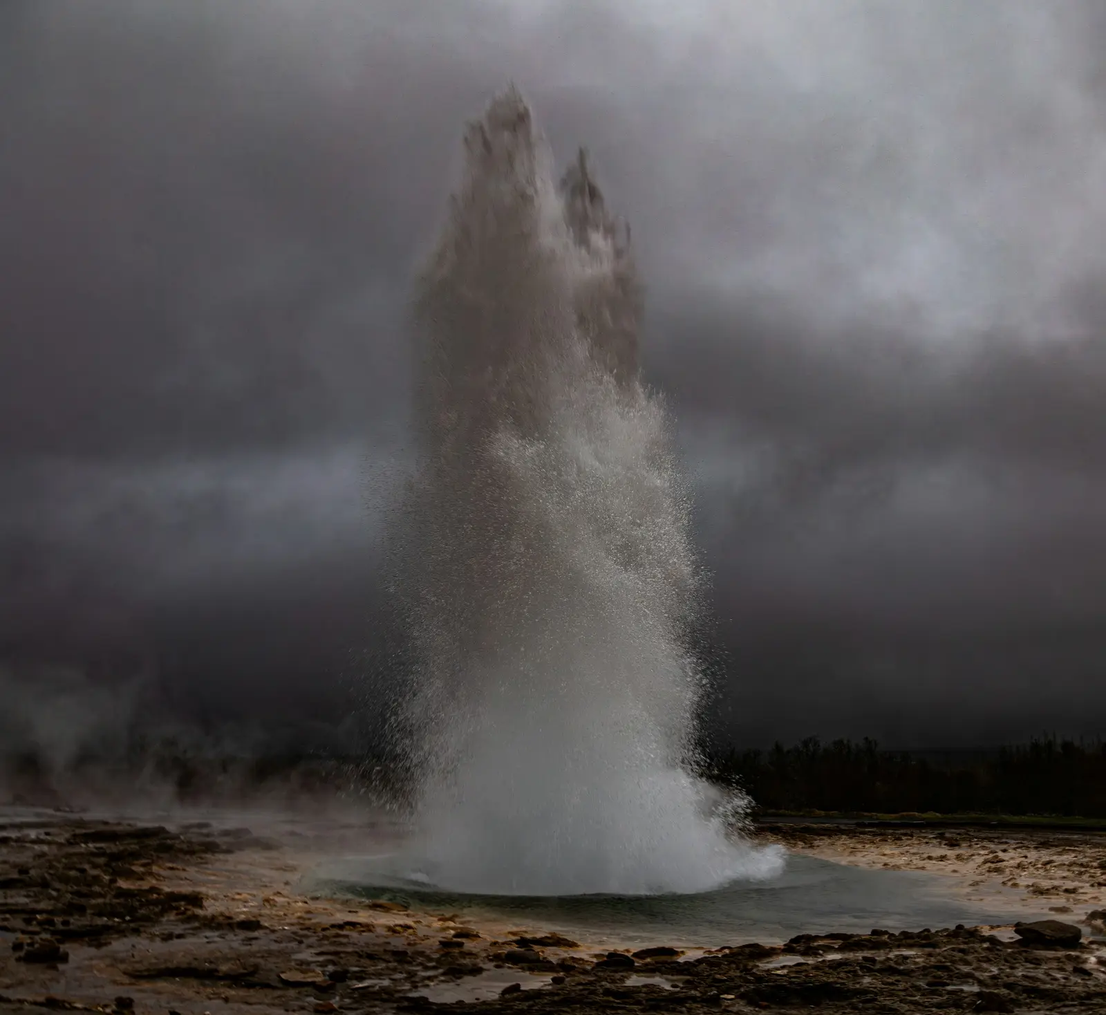 The Golden Circle: Gullfoss waterfall and geothermal fields