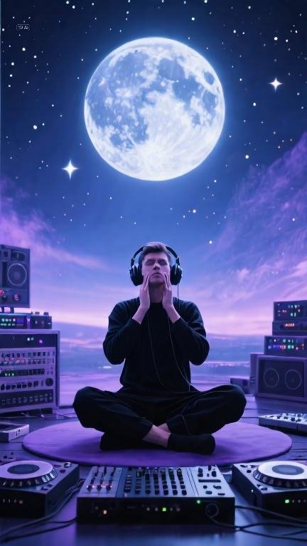 Persona teniendo un momento de meditación  y paz interior